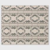 Groene en heldere, Hawaiiaanse stijlkerst Cadeaupapier (Vlak)