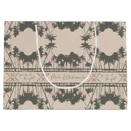 Groene en heldere, Hawaiiaanse stijlkerst Groot Cadeauzakje