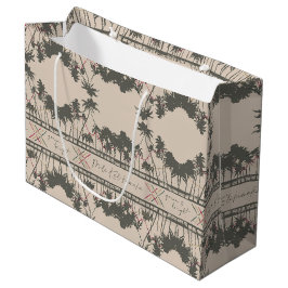 Groene en heldere, Hawaiiaanse stijlkerst Groot Cadeauzakje
