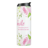 Groene en ivoren humoristische spreuk voor zwager thermosbeker (Gedraaid links)