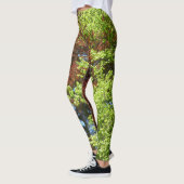 Groene en koperbeukenlegging leggings (Links)