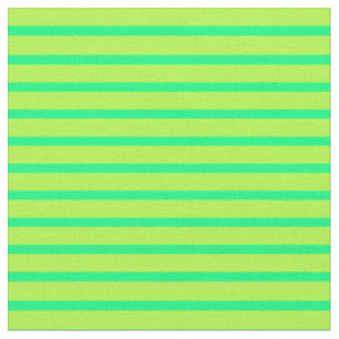 Groene en lichtgroene lijnen/strips-patroon stof