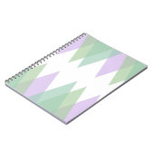 Groene en lila driehoeken notitieboek (Linkerzijde)