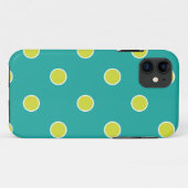 Groene en Limoen Polka Dots Case-Mate iPhone Case (Achterkant (horizontaal))