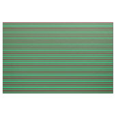 Groene en maroon lijnen stof (Fat Quarter)