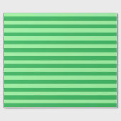 Groene en Mint Groene Stripes Cadeaupapier (Vlak)