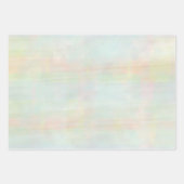 Groene en Oranje gedifferentieerde Waterverf Inpakpapier Vel (Voorkant 2)