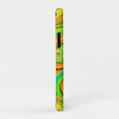 Groene en Oranje spiraal Case-Mate iPhone Case (Achterkant/rechts)