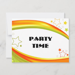 Groene en Oranje sterren Kaart