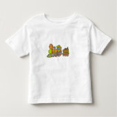 Groene en Oranje trein Kinder Shirts (Voorkant)