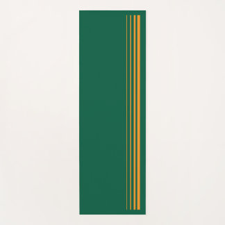 Groene en Oranje yogamat