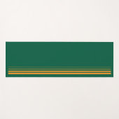 Groene en Oranje yogamat (Voorkant (horizontaal))