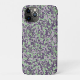 groene en paarse camouflage abstract Case-Mate iPhone case