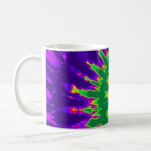 Groene en Paarse kleurstof Koffiemok (Links)