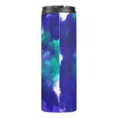 Groene en Paarse kunst Thermosbeker (Achterkant)