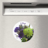 Groene en Paarse Moederdag magneet (Insitu (Vaatwasser))