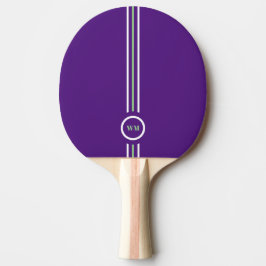  Groene en Paarse Ping Pong Paddle Tafeltennisbatje