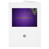 Groene en Paarse rollijstkaart (Achterkant)