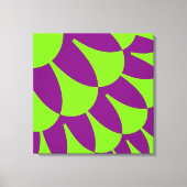 Groene en Paarse schaaldieren Canvas Afdruk (Voorkant)