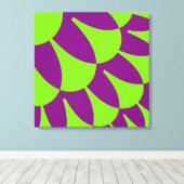 Groene en Paarse schaaldieren Canvas Afdruk (Insitu (Houten vloer))