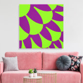 Groene en Paarse schaaldieren Canvas Afdruk (Insitu (Woonkamer))