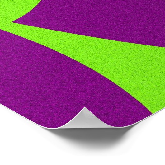 Groene en Paarse schaaldieren Poster (Hoek)