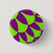 Groene en Paarse schaaldieren Ronde Button 3,2 Cm (Voorkant)