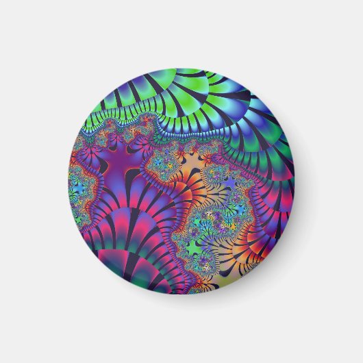 Groene en Paarse smelt Magneet (Voorkant)