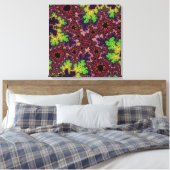 Groene en Paarse specerijen Canvas Afdruk (Insitu (Slaapkamer))