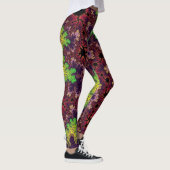 Groene en Paarse specerijen Leggings (Rechts)
