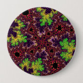 Groene en Paarse specerijen Ronde Button 4,0 Cm (Voorkant)