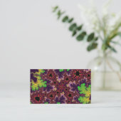 Groene en Paarse specerijen Visitekaartje (Staand voorkant)