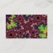 Groene en Paarse specerijen Visitekaartje (Voorkant)