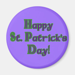 Groene en Paarse St. Patrick's Day shirten Magneet