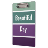 Groene en Paarse strepen Klembord (Links)