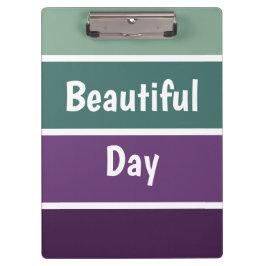 Groene en Paarse strepen Klembord