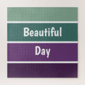 Groene en Paarse strepen Legpuzzel (Verticaal)