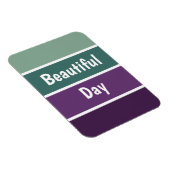 Groene en Paarse strepen Magneet (Rechterzijde)