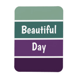 Groene en Paarse strepen Magneet