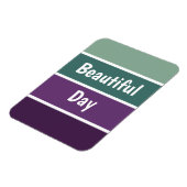 Groene en Paarse strepen Magneet (Linkerzijde)