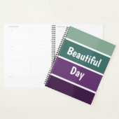 Groene en Paarse strepen Planner (Display)
