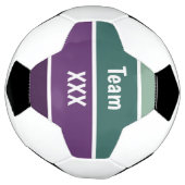 Groene en Paarse strepen Voetbal