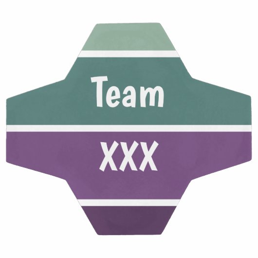 Groene en Paarse strepen Voetbal (Enkel)