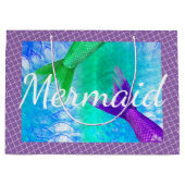 Groene en Paarse Zeemeernagels en schalen Groot Cadeauzakje (Voorkant)