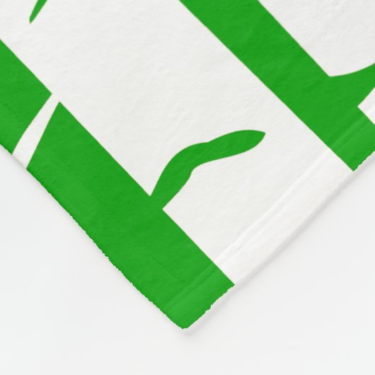 Groene en rode bosbos Fleece Blanket Deken (Hoek)