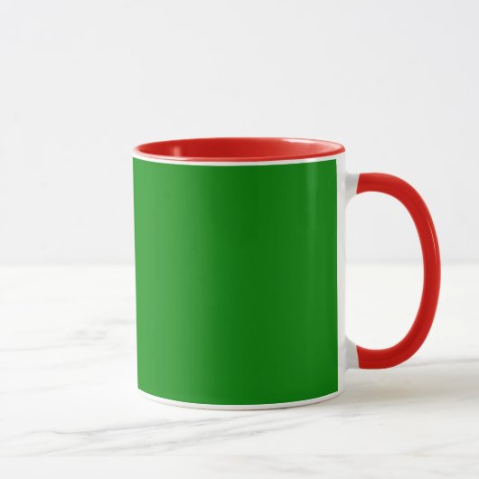 Groene en rode combokop mok (Rechts)