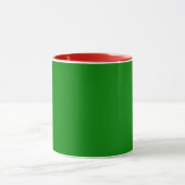 Groene en rode combokop mok (Midden)