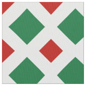 Groene en Rode Diamanten op de Witte Stof van (Close Up)