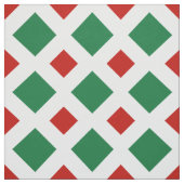 Groene en Rode Diamanten op de Witte Stof van (Swatch)