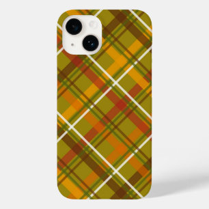 Groene en rode geruite Schotse tartanprint  Case-Mate iPhone 14 Hoesje
